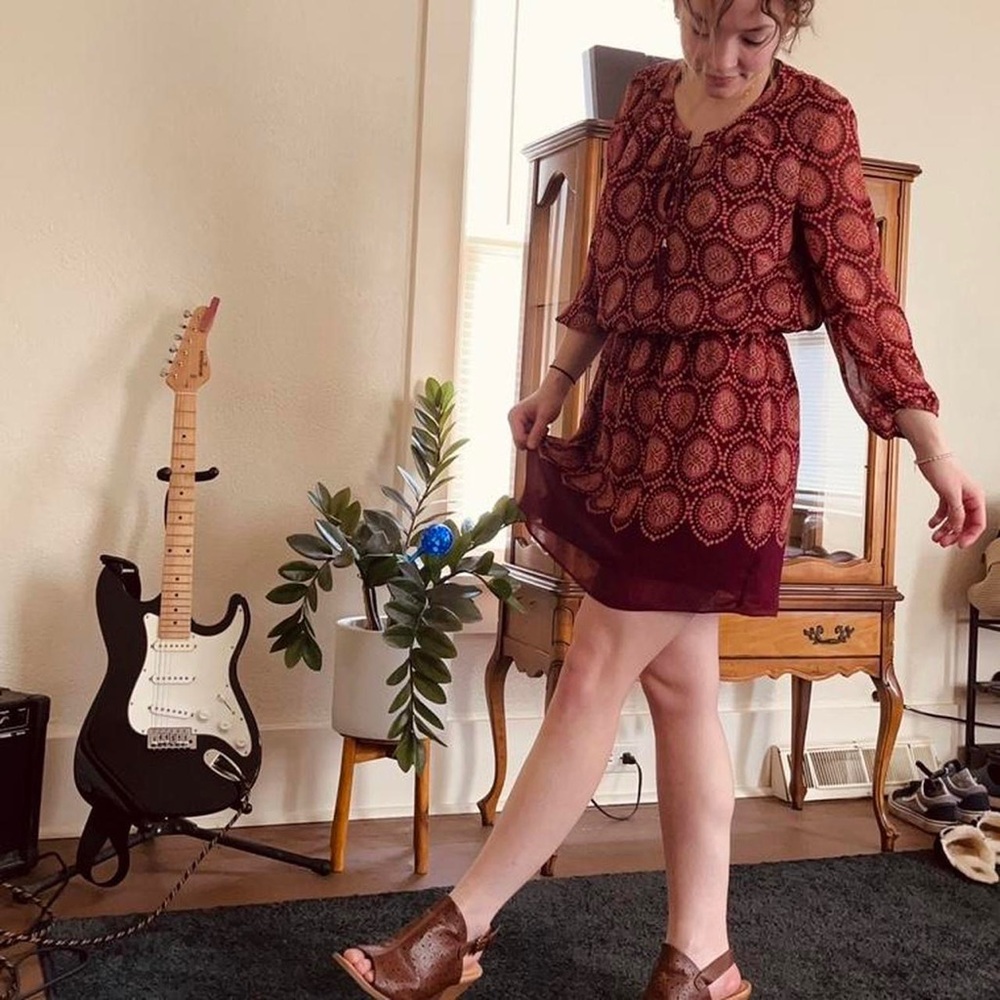 Bohemian Print Dress